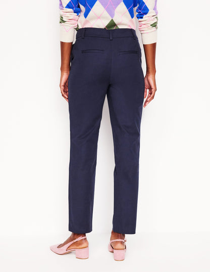 Richmond 7/8 Trousers-Navy