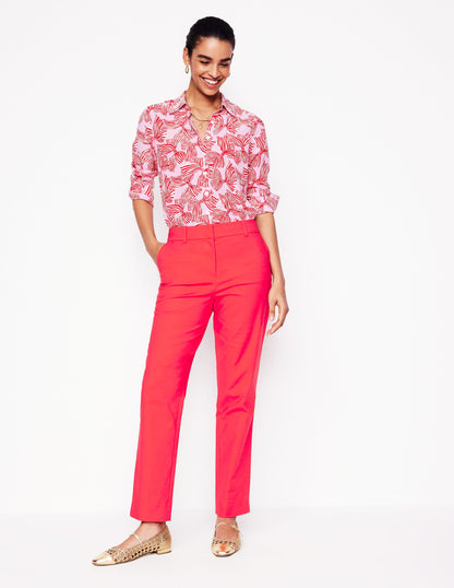 Richmond 7/8 Trousers-Strawberry Tart Red