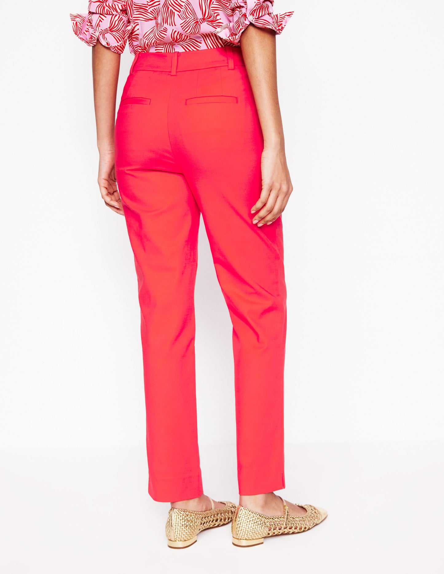 Richmond 7/8 Trousers-Strawberry Tart Red