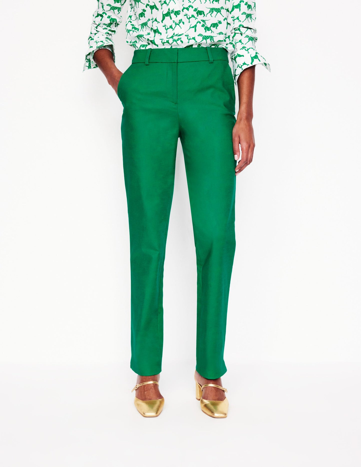 Richmond Trousers-Rich Emerald