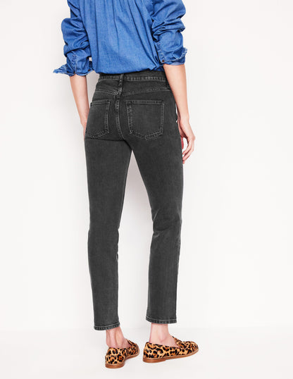 Girlfriend Jeans-Washed Black