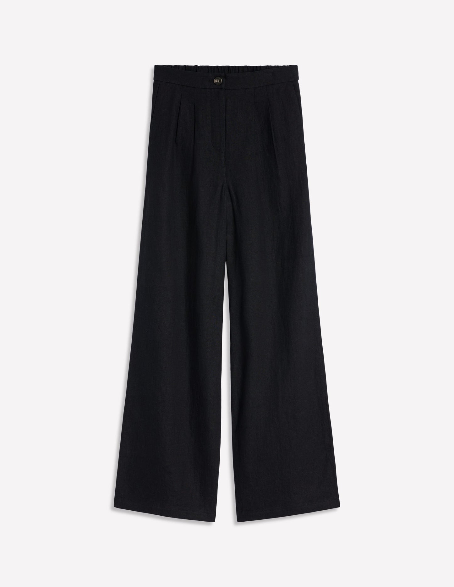 Dulwich Linen Trousers-Black