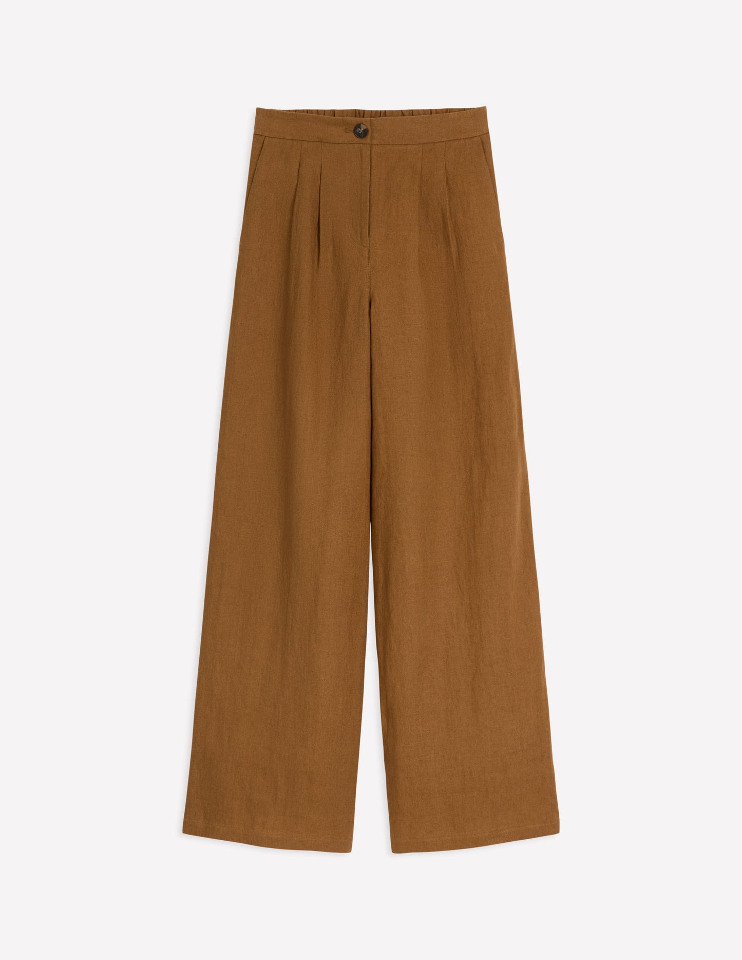 Dulwich Linen Trousers-Gingerbread