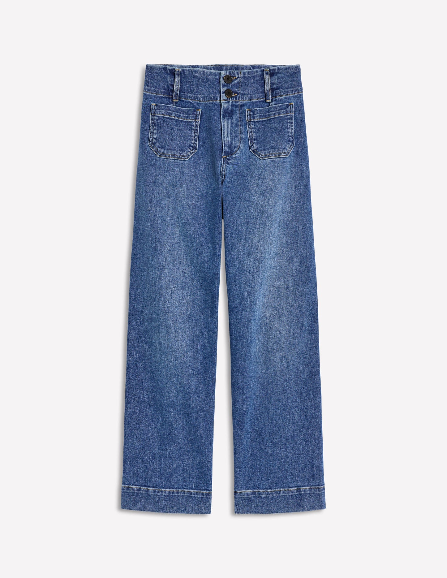 Primrose Patch Pocket Jeans-Light Vintage