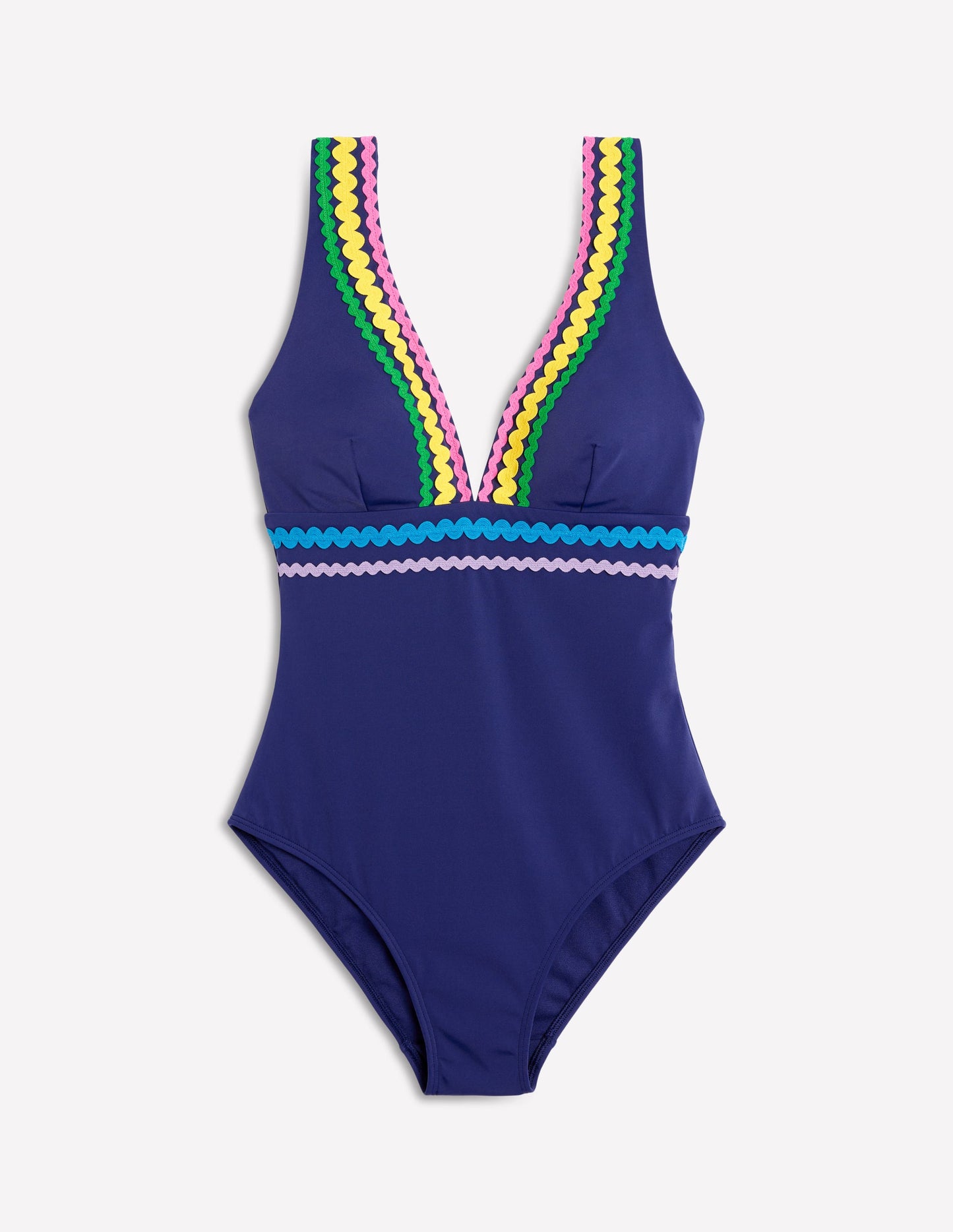 Porto V-Neck Swimsuit-Navy Rik Rak