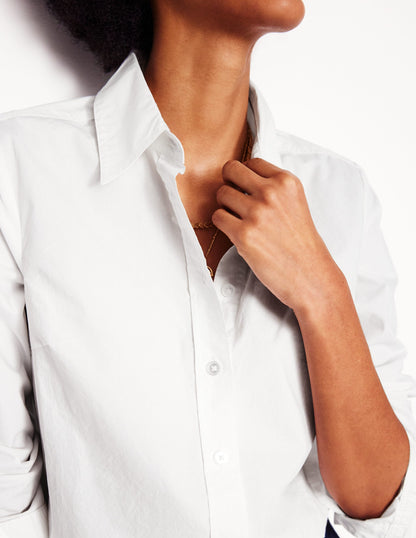 Sienna Cotton Shirt-White