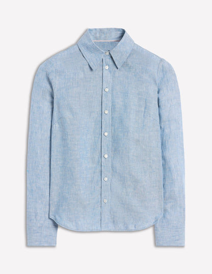 Sienna Linen Shirt -Chambray