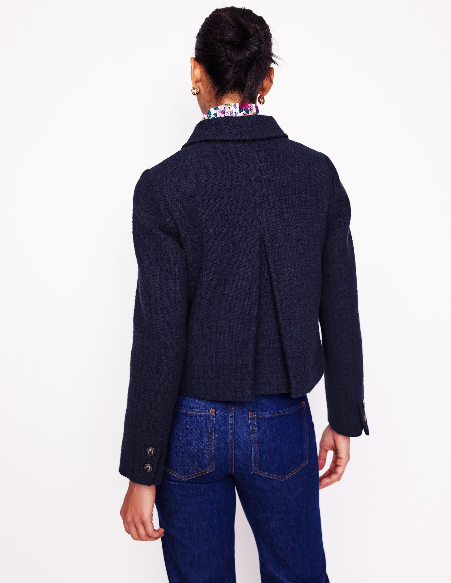 Knightsbridge Swing Jacket-Navy