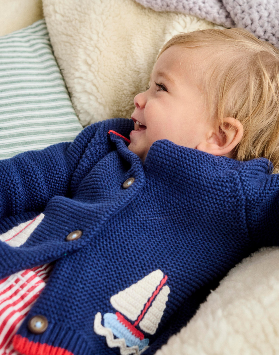 baby laughing