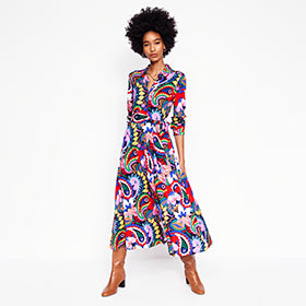 Printed Boden long Dress 