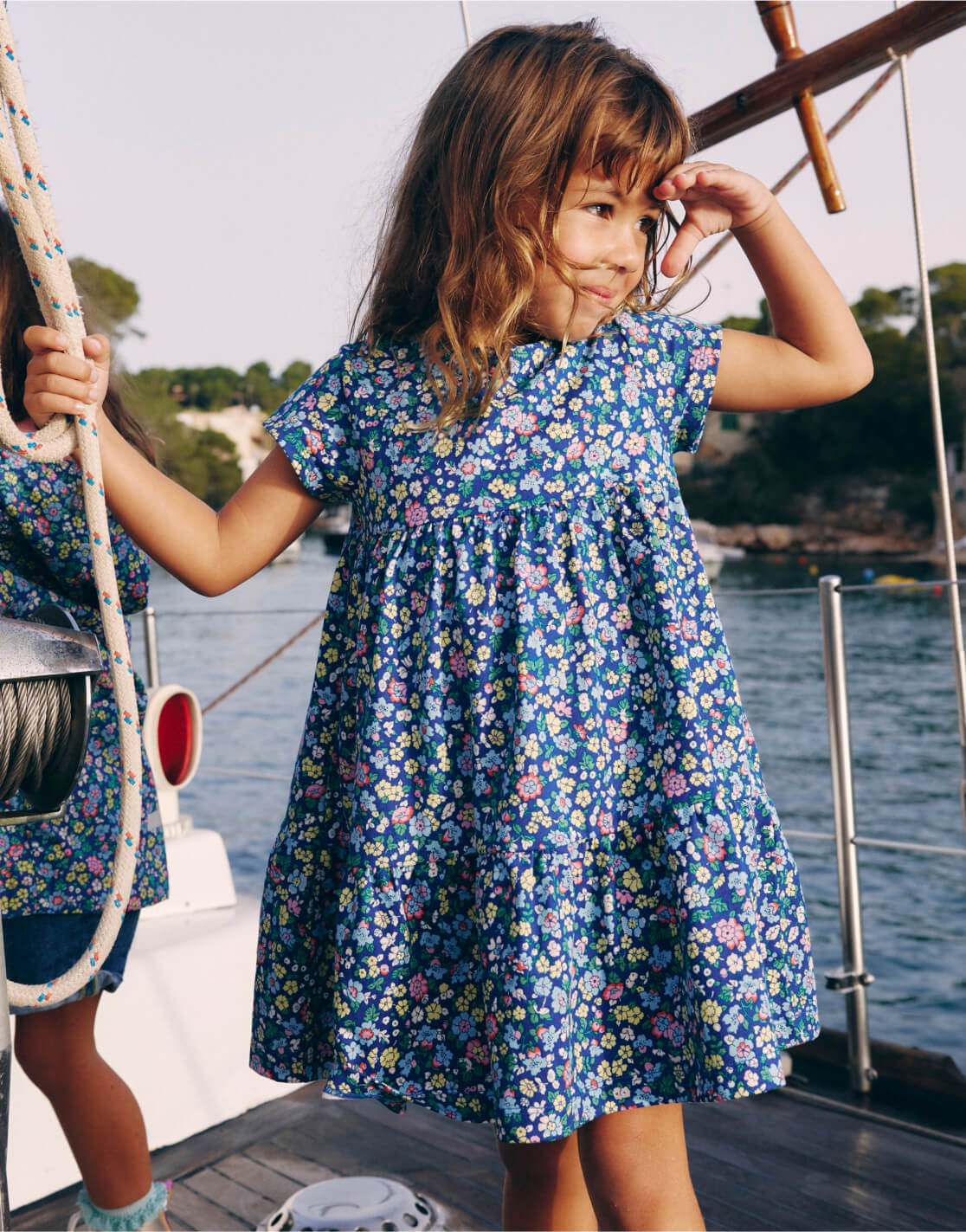 girl standing on boat 